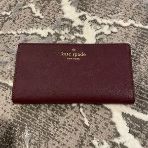 Kate Spade Burgundy Wallet